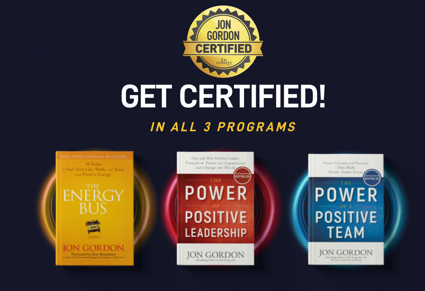 Jon Gordon Certified -Virtual Attendance (Existing Trainers)